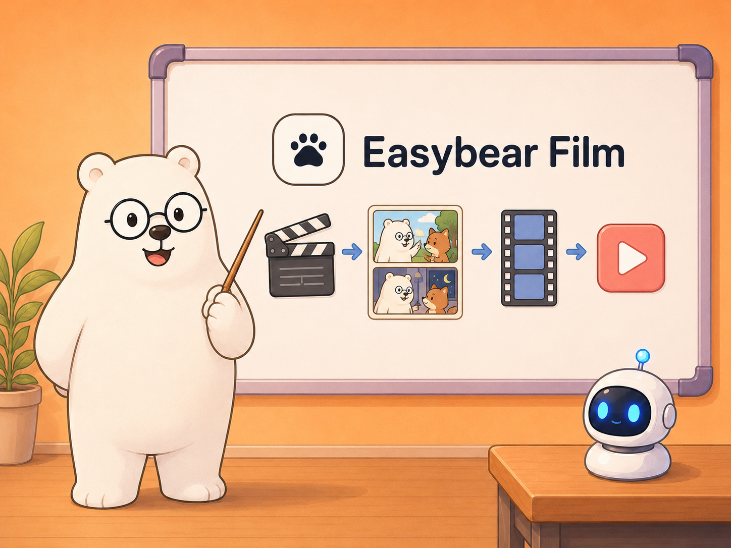 สร้างละครสั้น ซีรีส์ การ์ตูน ด้วยโปรแกรม Eazybear Film