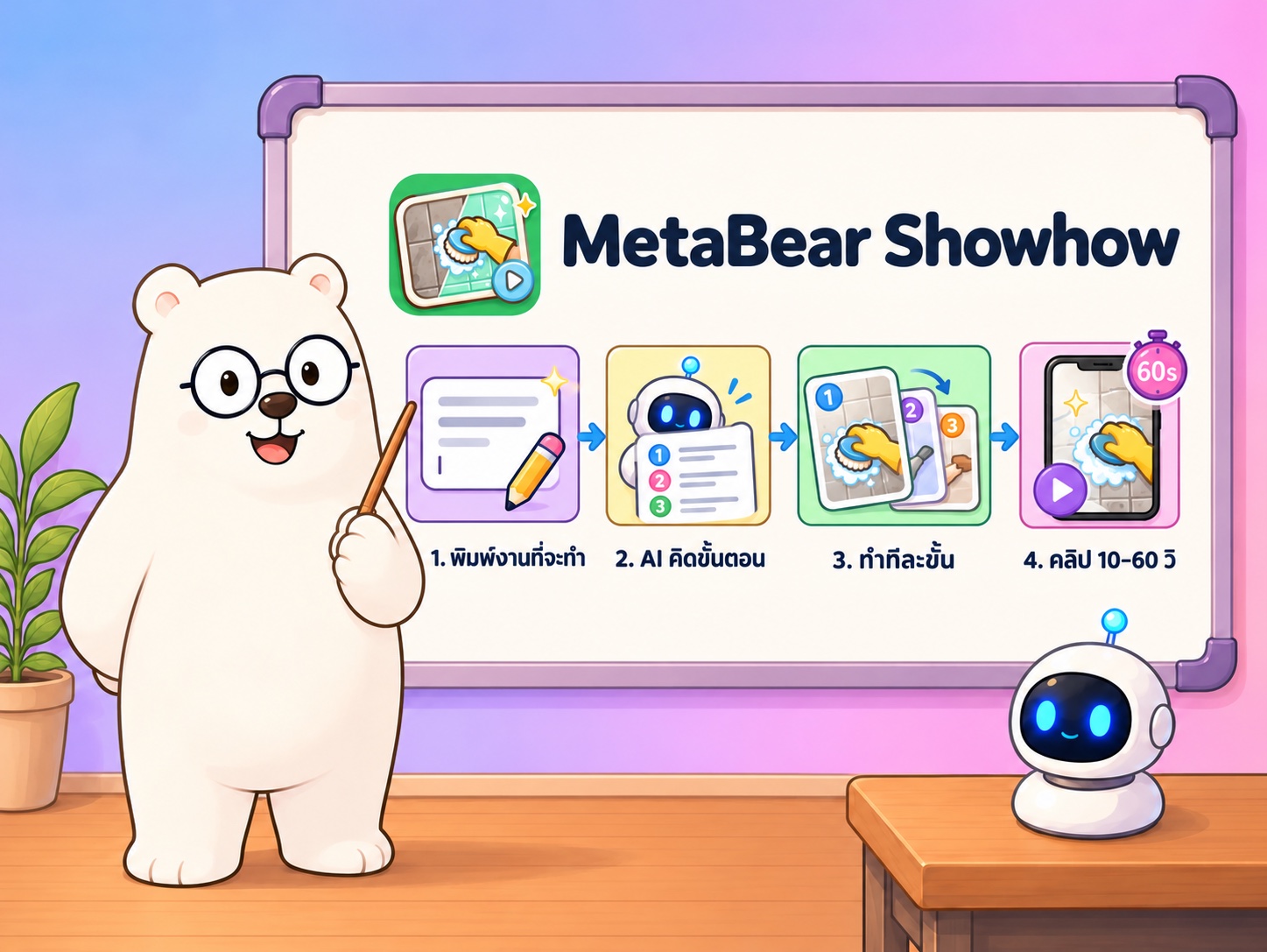 สอนใช้งานโปรแกรม MetaBear Showhow